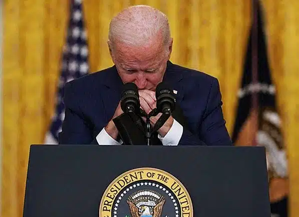 Joe Biden at press conference