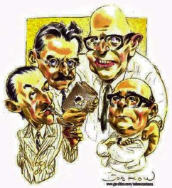 Félix Weil, Walter Benjamin, Max Horkheimer, Theodore Adorno