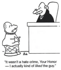 hate crime cartoon