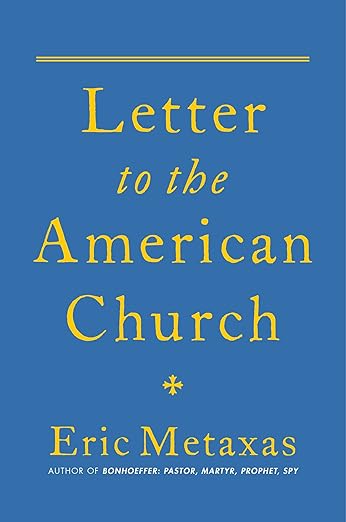 Letter To The American Church Book