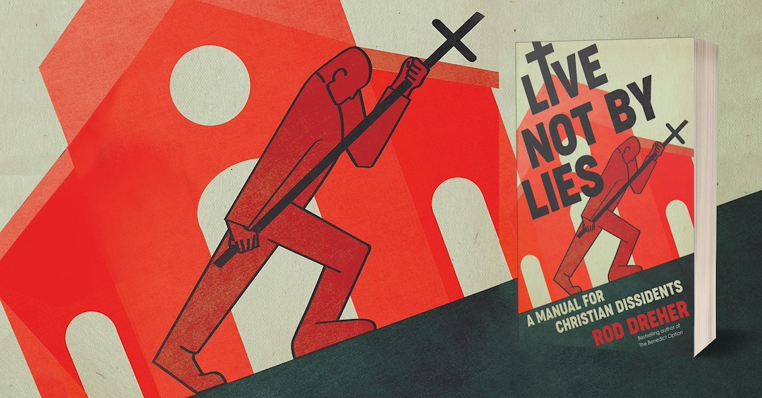 Live Not by Lies book with background